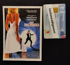007 ZONA PERICOLO James Bond mini locandina CIAK cinema cartolina film collezion