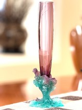 DAUM Bacchus Vase Pate de