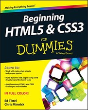 Beginning HTML5 & CSS3 For Dummies by Tittel, Ed Book The Cheap Fast Free Post