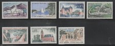 Francia 1961 Sc # 1007-13