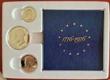 SET MONETE BICENTENARIO STATI UNITI D'AMERICA 1776 1976 DOLLARO USA