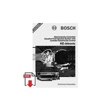Bosch technical instruction KE-jetronic 1987 PDF (uk)