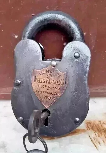 Lucchetto chiavi antico - e, 5''