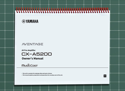 Yamaha a5200 manuale - cx-a5200, —