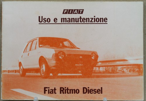 Libretto uso manutenzione fiat - uso,