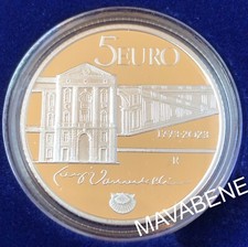 ITALIA 2023 REGGIA DI CASERTA LUIGI VANVITELLI 5 EURO ARGENTO tiratura solo 2300