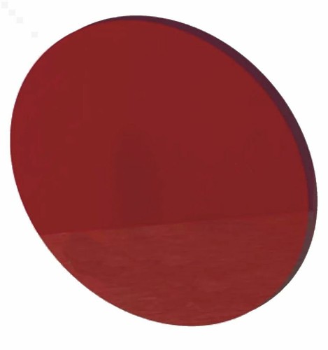 Disco plexiglass rosso - plexiglass,