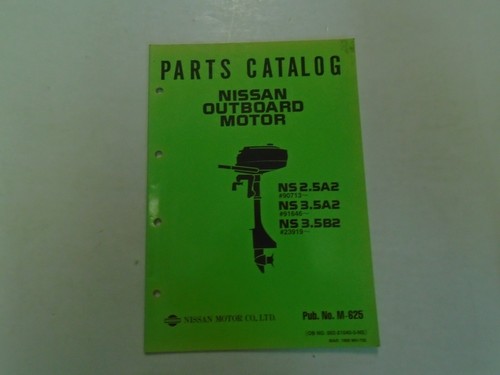 Nissan marine manuale catalogo - nissan,