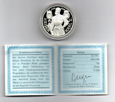 Austria - 1992 - 100 Scellini PROOF - Kaiser Karl V° - Argento 900 -  (MP2488)