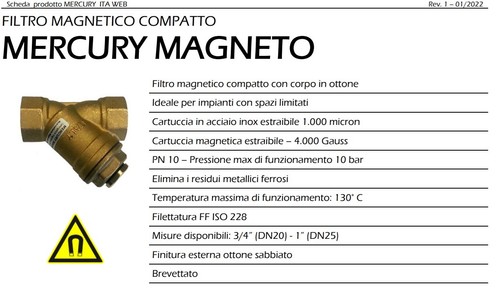Filtro defangatore magnetico