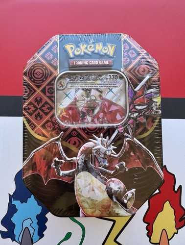 Charizard tin pokemon - charizard, destino