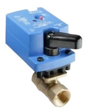 Johnson Controls VG1241AD+9T4AGA Valvola a sfera in ottone forgiato a 2 vie 1/2", Cv 1,2
