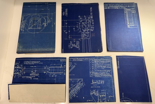 Vtg alco blueprints new - new, york
