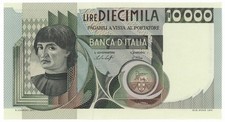10000 LIRE RITRATTO D'UOMO A