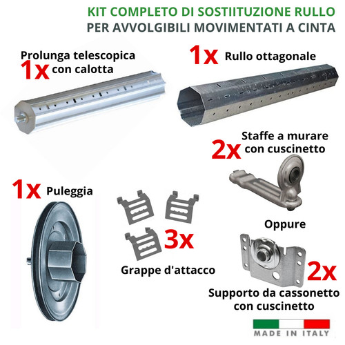 Kit rullo per avvolgibili - rullo,