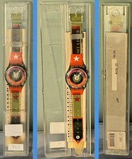 Rarissimo Swatch Orologio Guerrilla GG902 Nuovo GG 902 con Scatola Originale
