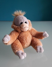 "TRUDI" peluche, Scimmia, colore marrone e grigio, altezza 14 cm.