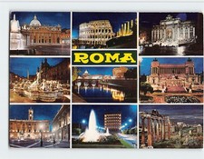 Postcard Rome Italy