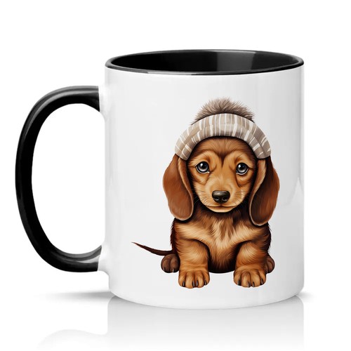 Dachshund puppy beanie - in,