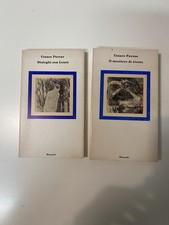 Cesare Pavese lotto 2 libri Einaudi Dialoghi con Leuco Il mestiere di vivere