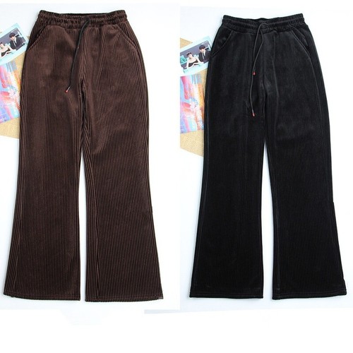 Pantaloni flared velluto a - flared,
