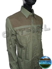 Camicia leggera da caccia con tasche al petto e tasca su braccio