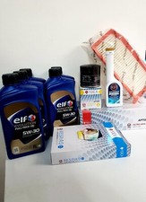 KIT TAGLIANDO 3 FILTRI+5LT OLIO ELF RENAULT CLIO IV 1.5 DCI OMAGGIO TRATTAMENTO