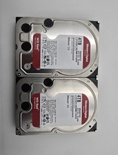 2x WD Red 4 TB