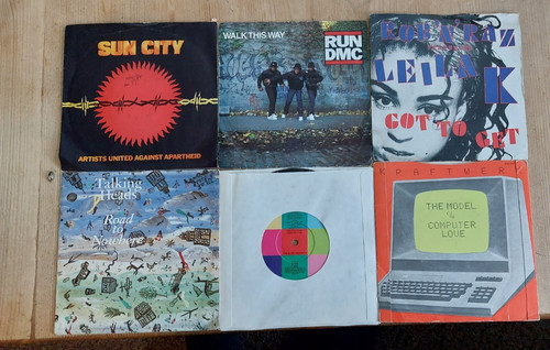 Job lot 6 vinyl 45 - ,