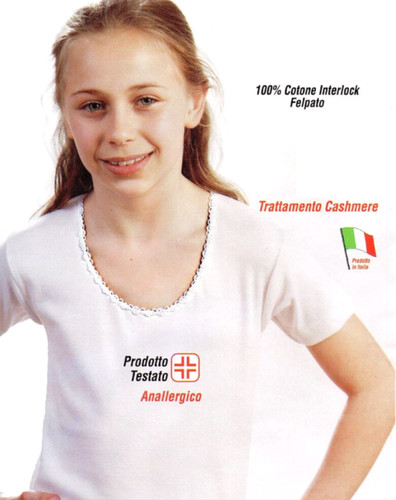Mezza manica caldo cotone - 3,