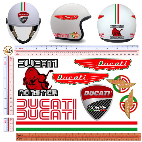Adesivi casco ducati - , monster