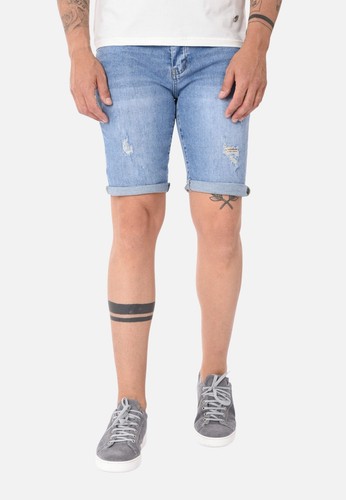 Bermuda uomo jeans cotone - bermuda,