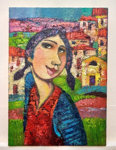 Dipinto quadro paesaggio - dipinto,