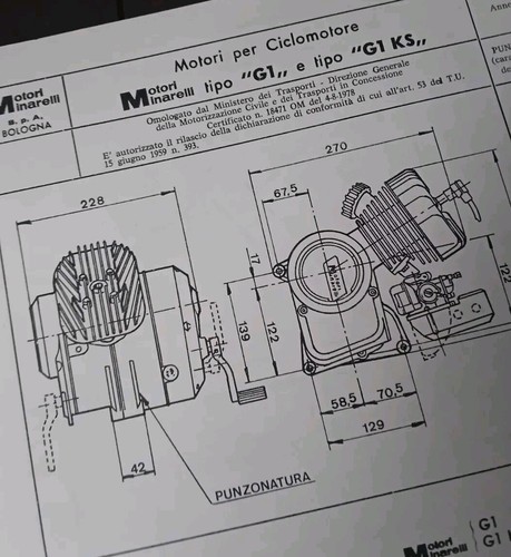 Motore minarelli ks 1978 - motore,