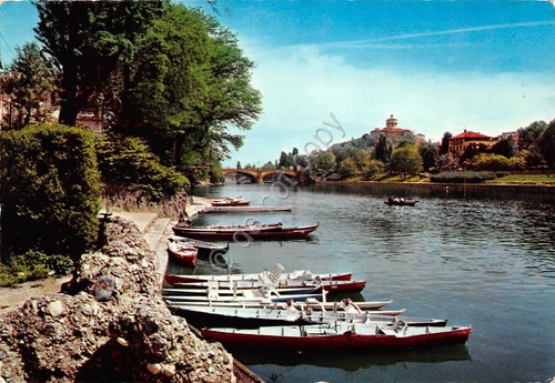 Cartolina torino fiume - torino,