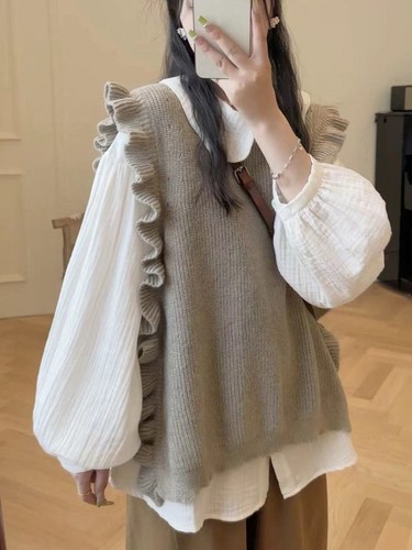 Gilet smanicato stile - , preppy