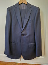 Suit Supply Sienna 40L (US) 98 (EU) Navy Bird's Eye suit