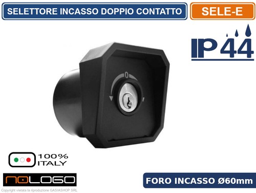 Selettore incasso doppio - selettore,