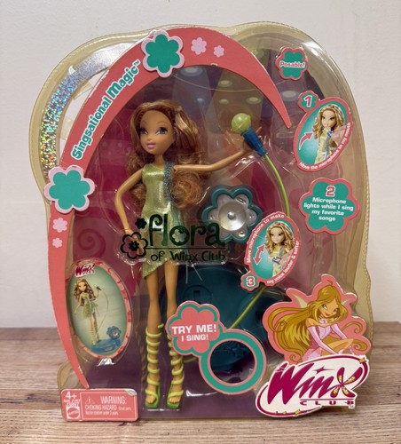 Flora winx doll - flora, mattel