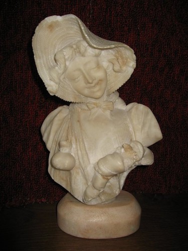 Busto fanciulla scultura - busto, fanciulla.