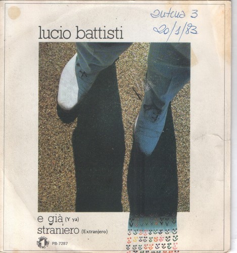 Lucio battisti spain - battisti, 7"ps