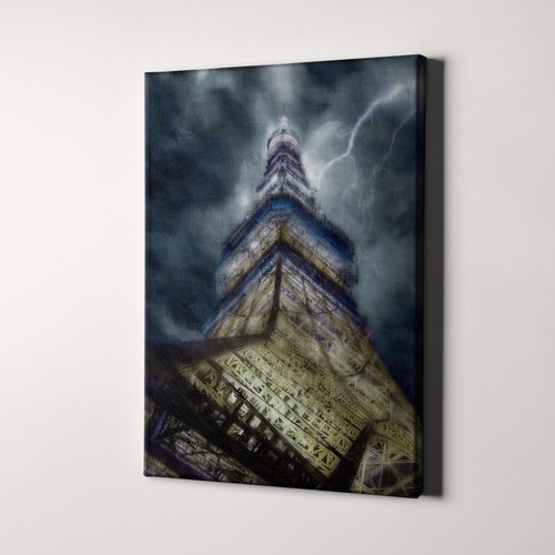 Eiffel tower canvas wall - eiffel,