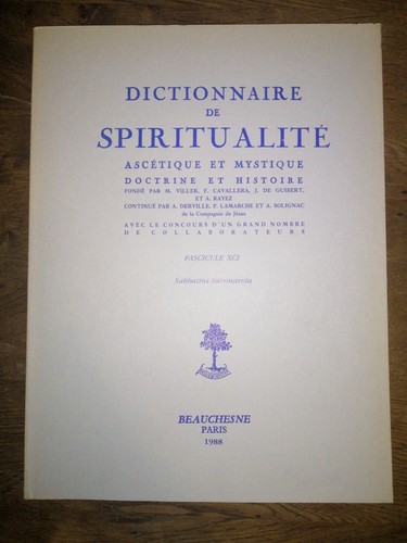 Dictionnaire spiritualité - dictionnaire, de