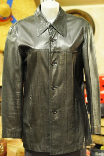 Giacca pelle uomo vintage 