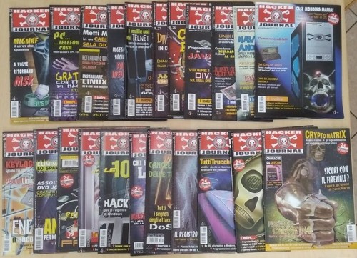 Lotto riviste hacker journal - riviste, journal"