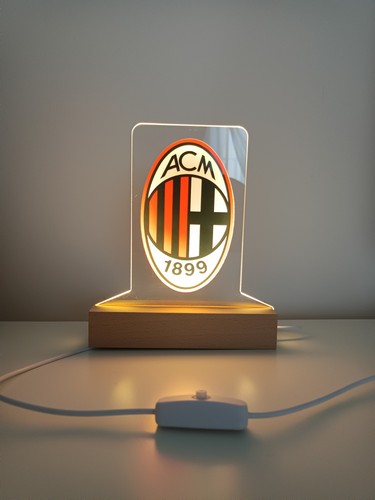Lampada plexiglass squadre - lampada,