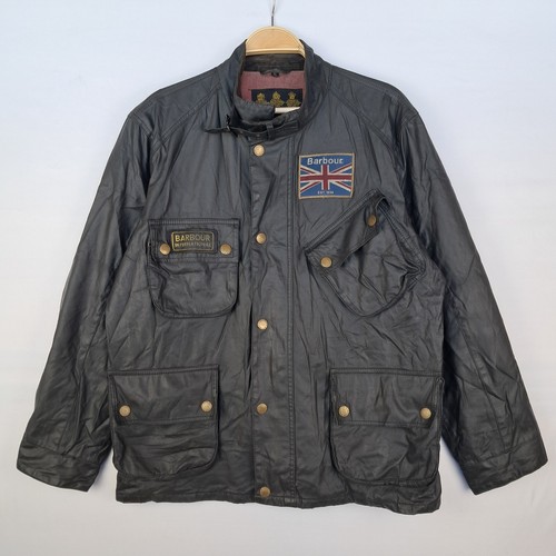 Giubbotto barbour colore - giubbotto, nero