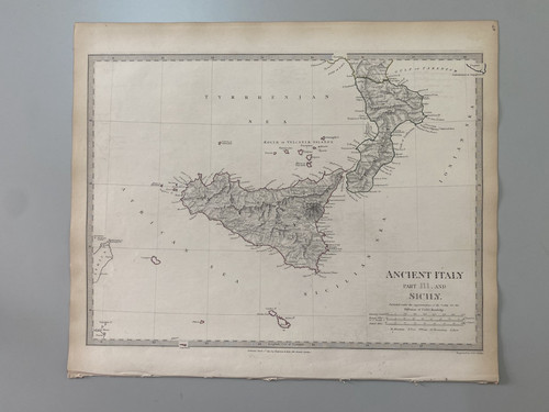 1830 bellissima enorme mappa - bellissima,
