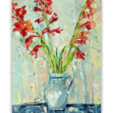 Fiori originale dipinto olio