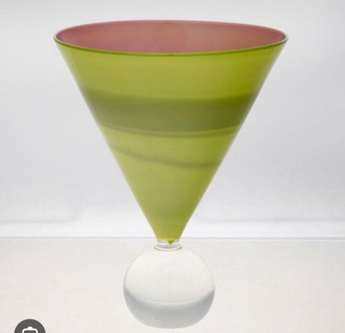Vaso murano firmato - vaso,